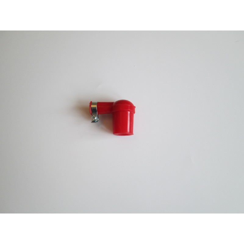 Rubber Spark Plug Cap (Red)
