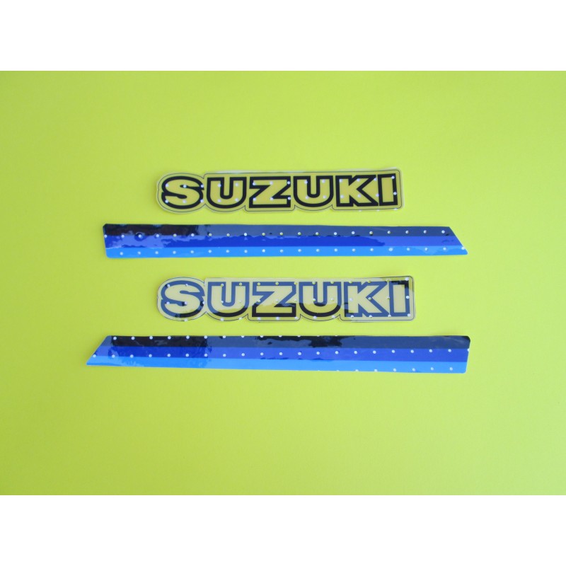Suzuki PE175/250/400T 1980 Perforated Tank Decal Stripes
