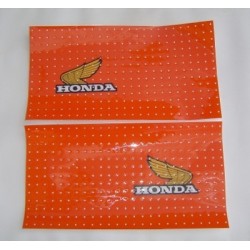 Tank Decals Honda CR125 / CR250 Perforated tank decals made in "thick cut" vinyl