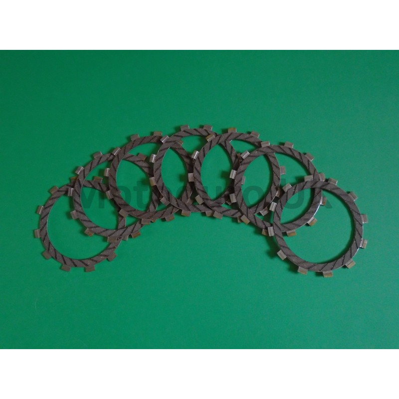 Clutch fiber plate set Kawasaki KDX200 C1-C3 1986-88