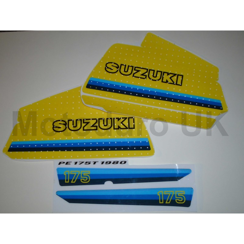 Suzuki PE Complete Decal Set PE175T 1980