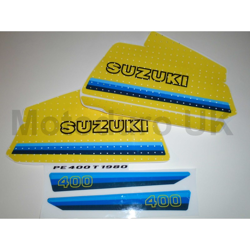 Suzuki PE Complete Decal Set PE400T 1980