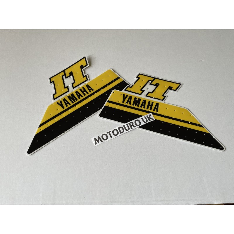 Tank Decals Perforated Emblems Yamaha IT200 1986