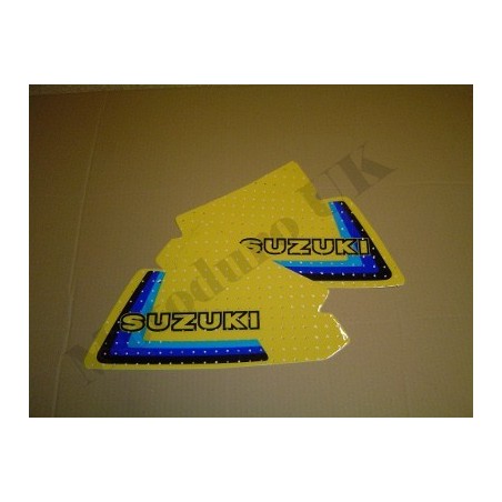 Tank decals made in thick cut vinyl Suzuki RM250/400N 1979