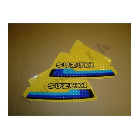 Tank decals made in thick cut vinyl Suzuki RM250/400T 1980