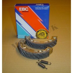 EBC “Water Grooved” Brake Shoes Suzuki RM125 A/B/C 1976-78 - OUT OF STOCK